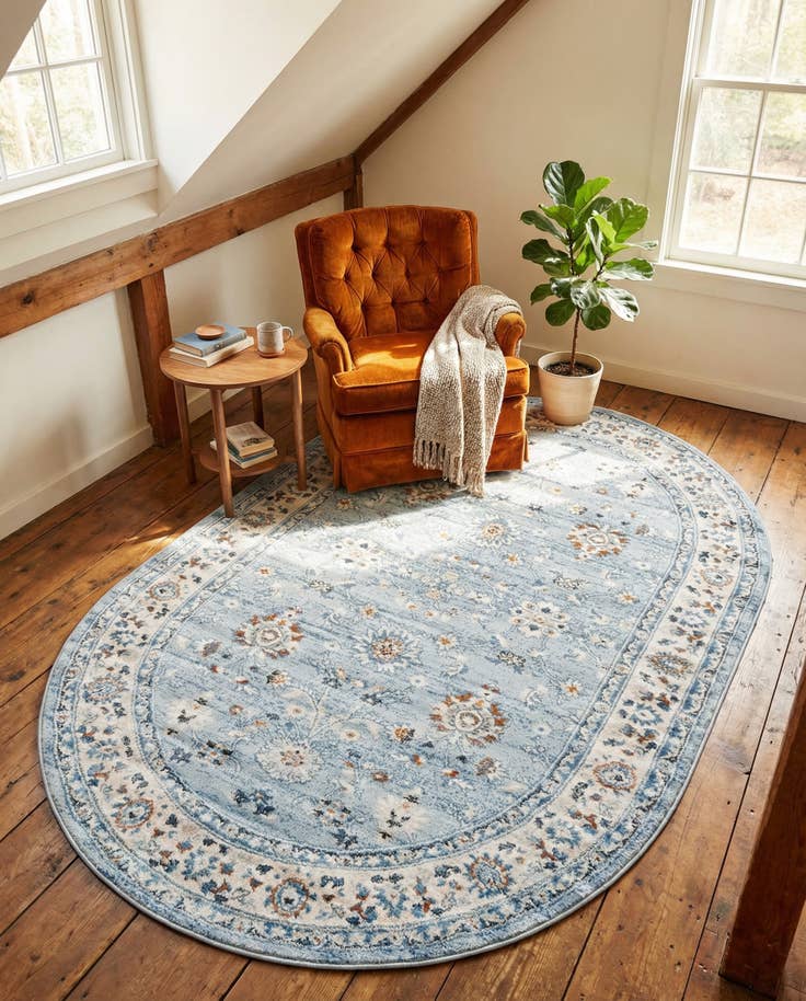 Detail image of 5' 3 x 8' Charlotte Oval Rug