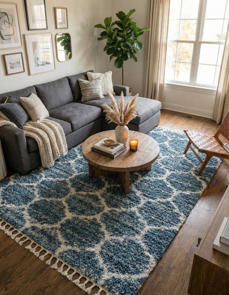 Detail image of 9' x 12' 2 Lagom Shag Rug