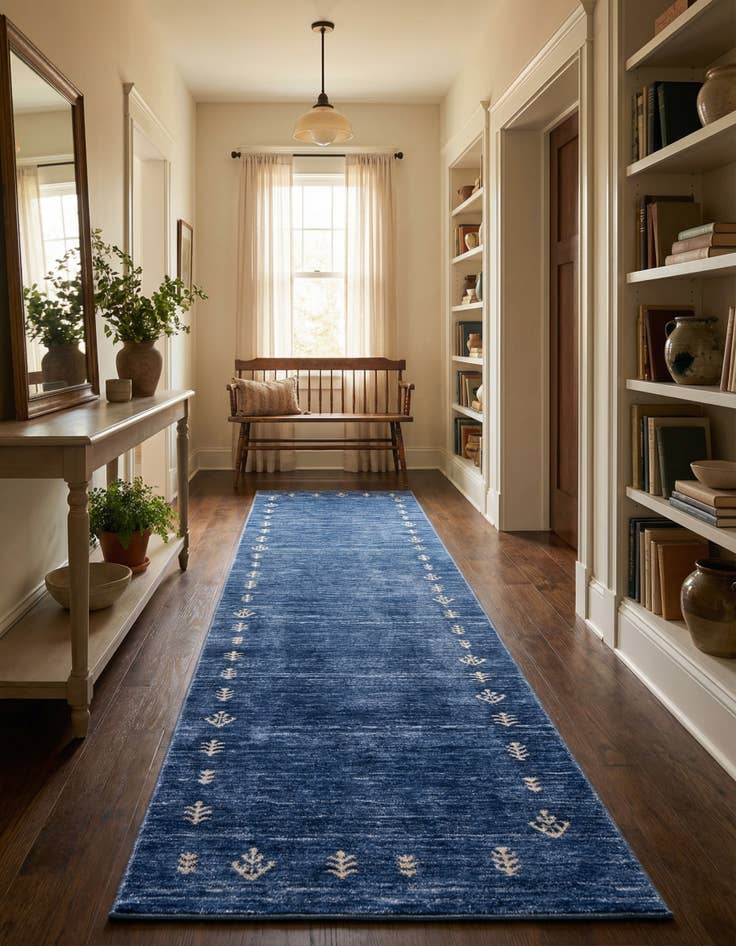 Detail image of 2' 7 x 12' Gabbeh Runner Rug