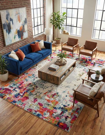 10' 6 x 16' 5 Washable Theia Rug