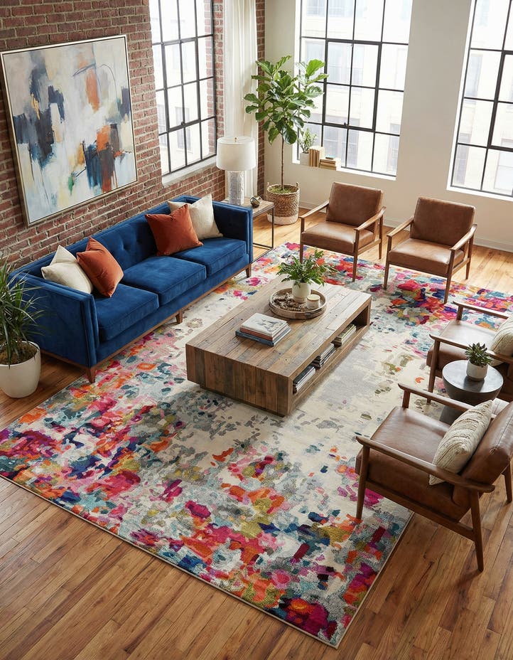 10' 6 x 16' 5 Washable Theia Rug