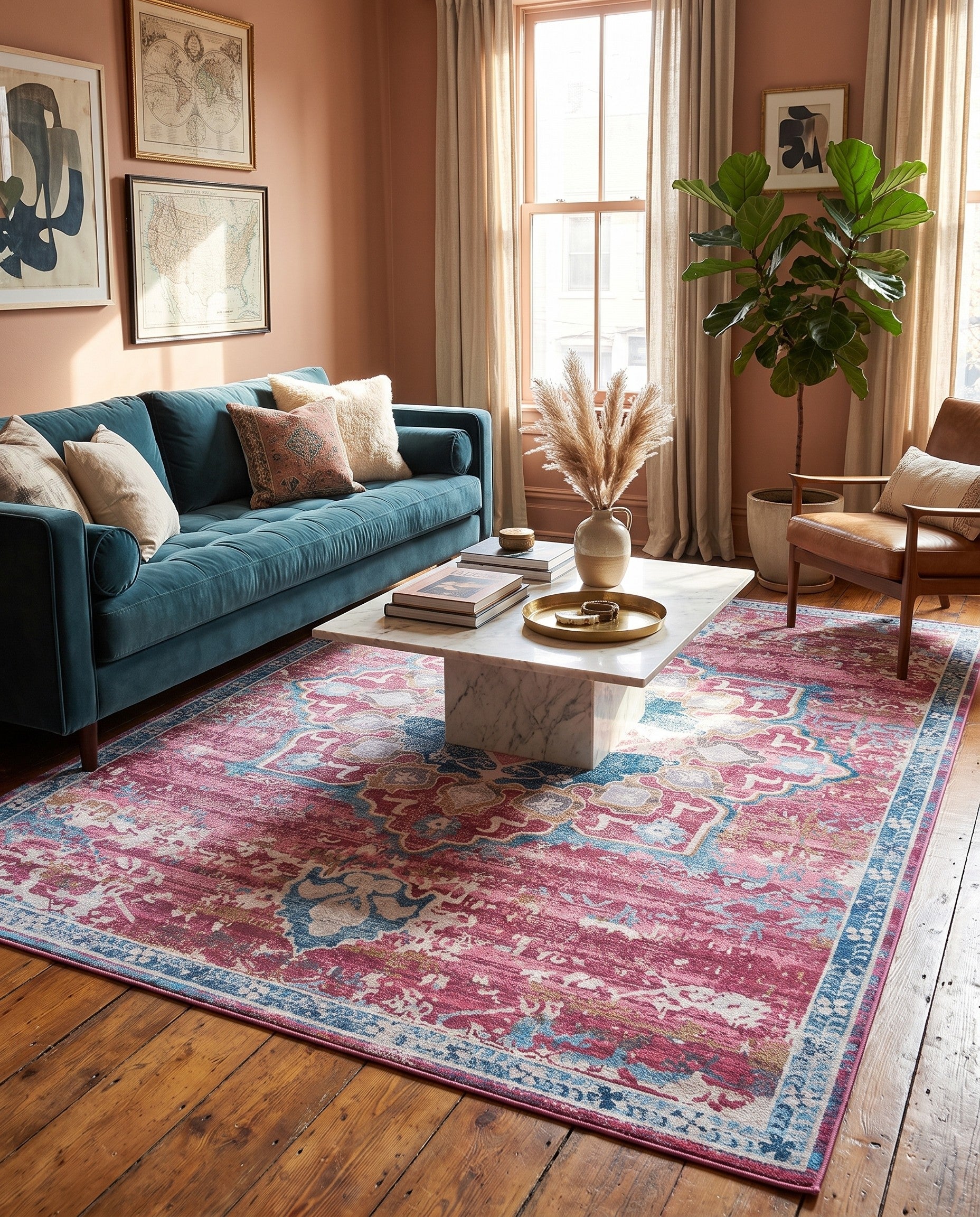 7' 10 x 11' Washable Francesca Rug