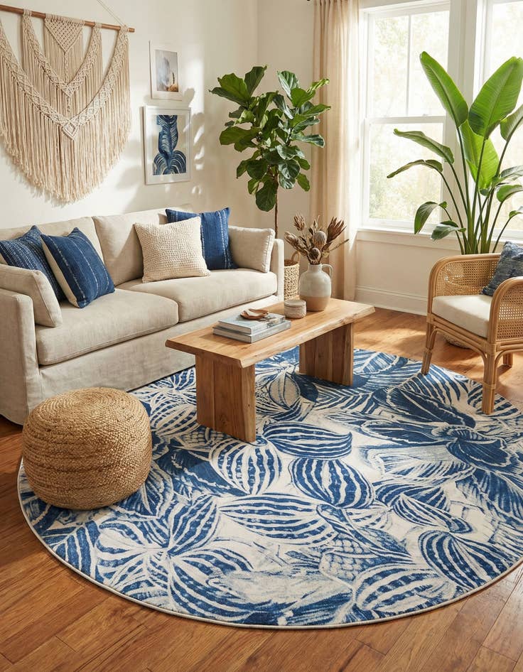 Detail image of 10' x 10' Blossom Round Rug