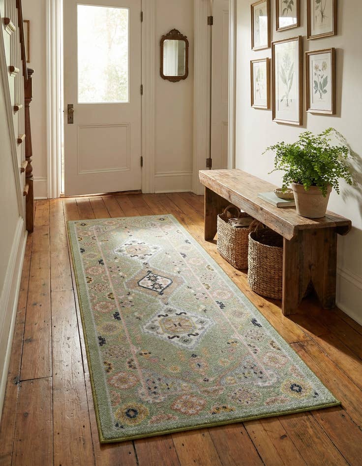 Detail image of 2' x 5' Kamala Washable Runner Rug