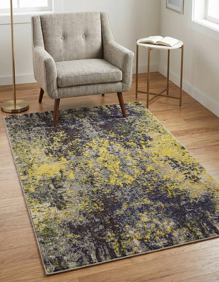 Detail image of 3' 3 x 5' 3 Washable Hyacinth Rug