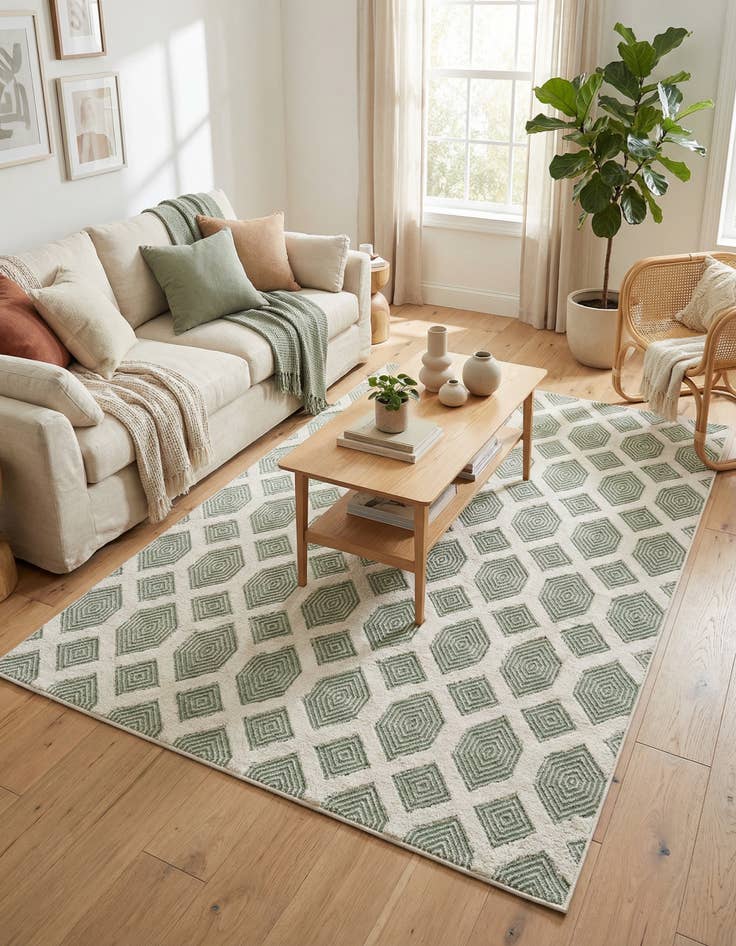 Detail image of 5' 3 x 8' Sabrina Soto Casa Havana Rug