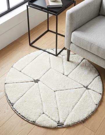 3' x 3' Prismatic Round Rug