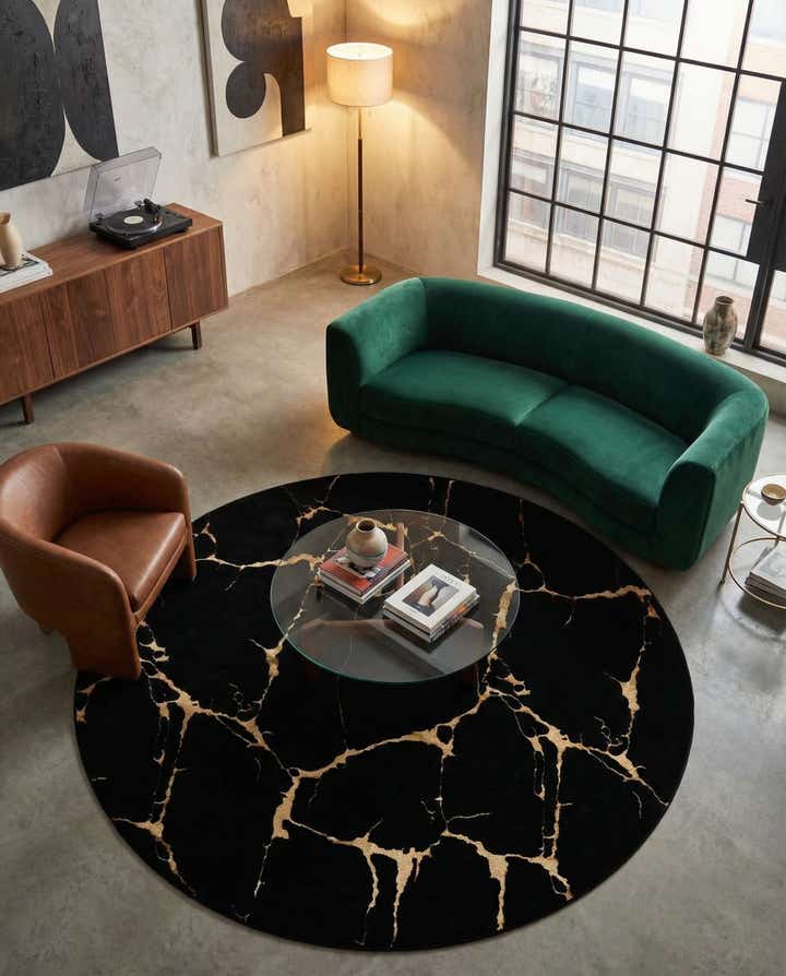 7' 10 x 7' 10 Vogue Geo Round Rug