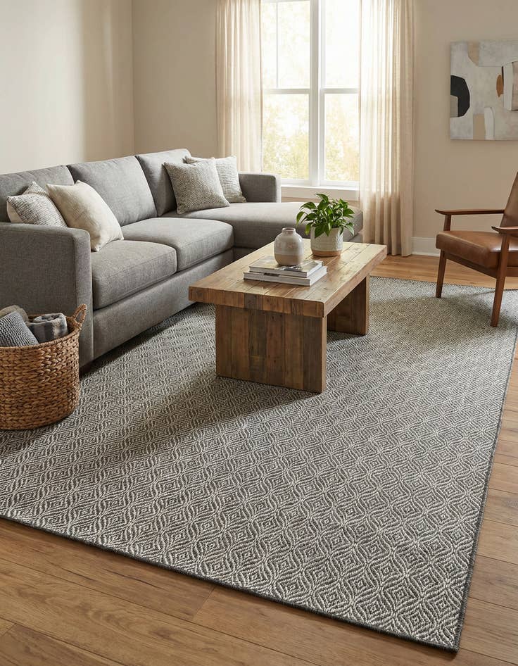 Detail image of 9' x 12'  Washable Trellis Indoor / Outdoor Rug