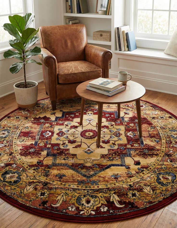 Detail image of 5' x 5' Georgetown Round Rug
