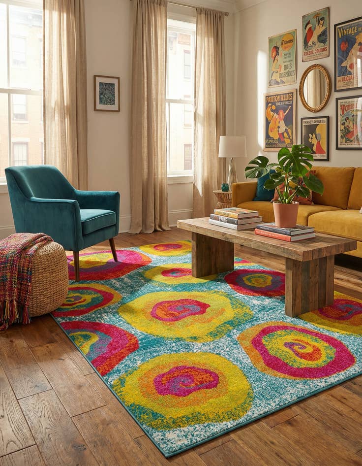 Detail image of 5' x 8' Tuscany Rug