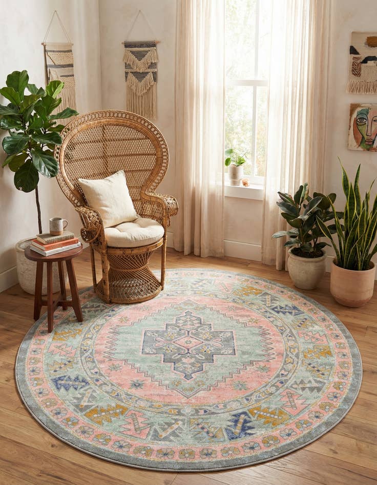 Detail image of 6' 1 x 6' 1 Whitney Round Rug