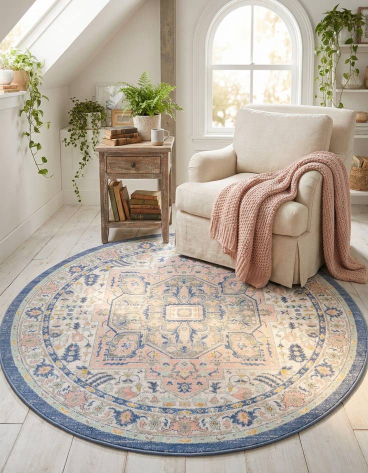 Detail image of  7' x 7' Whitney Round Rug