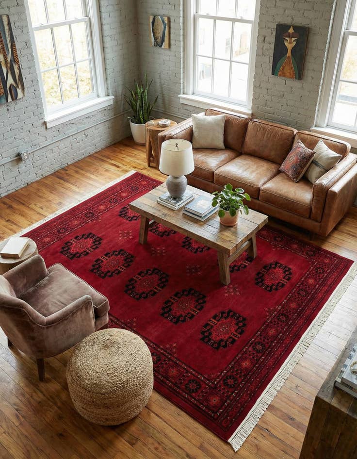 Detail image of 7' 10 x 10' Bokhara Rug