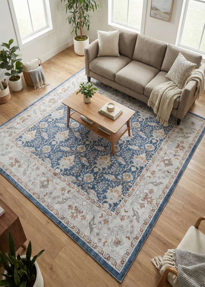 7' 10 x 7' 10 Washable Timeless Square Rug