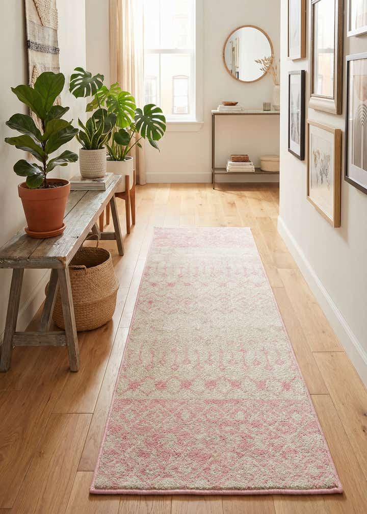 2' x 6' Moroccan Trellis Runner Rug