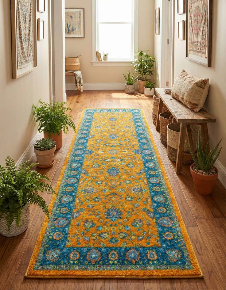 Detail image of 2' 2 x 6' Medina Runner Rug