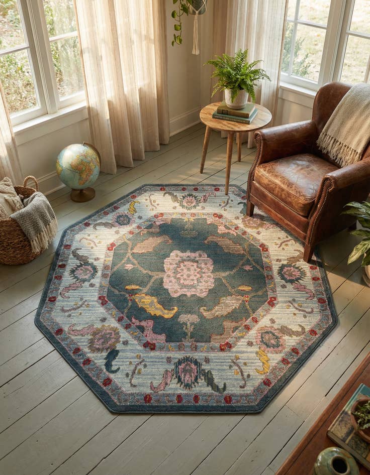 Detail image of 6' x 6' Paragon Octagon Rug