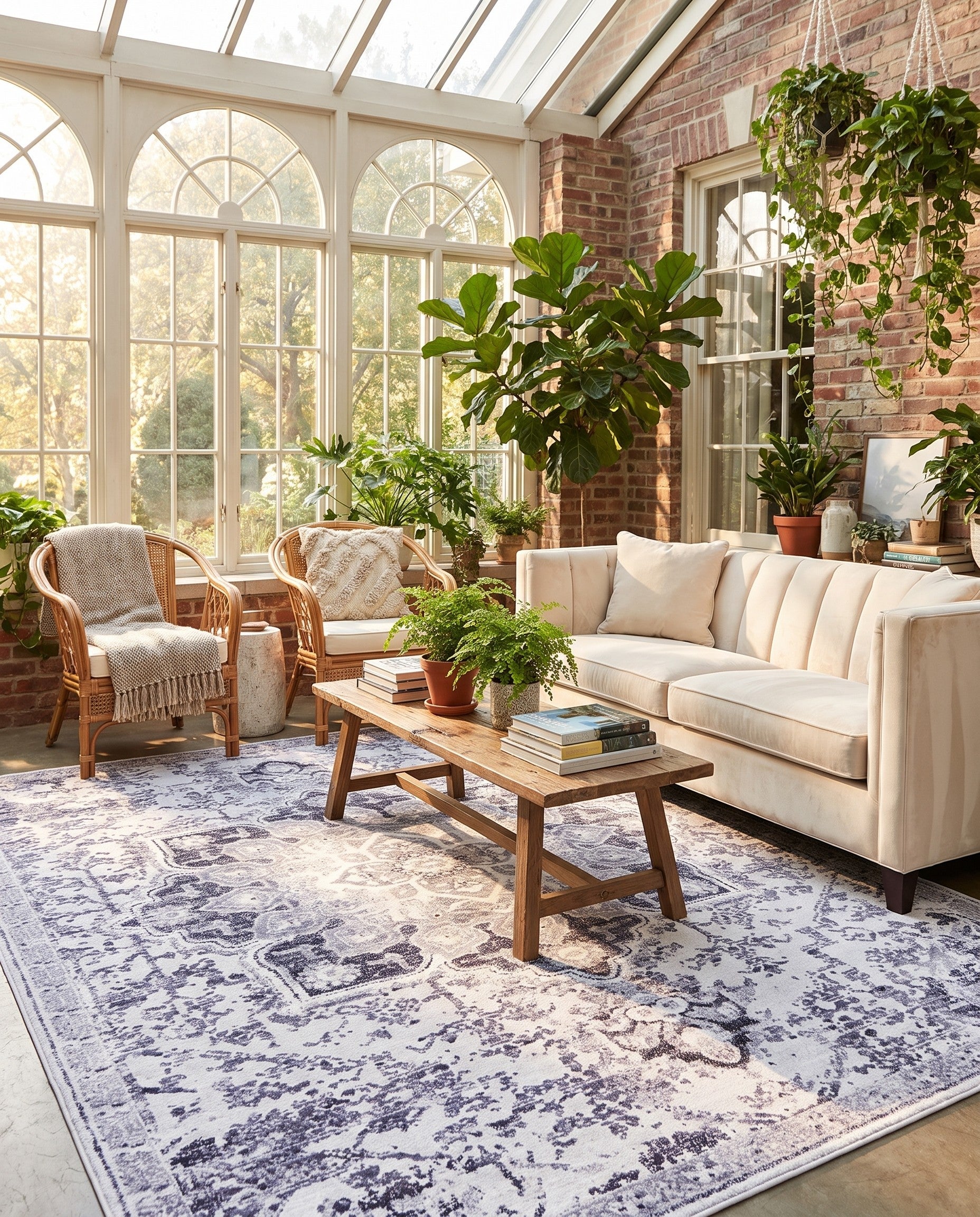 10' 6 x 13' Washable Francesca Rug