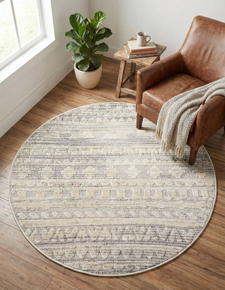 Detail image of 4' x 4' Arlo Round Rug