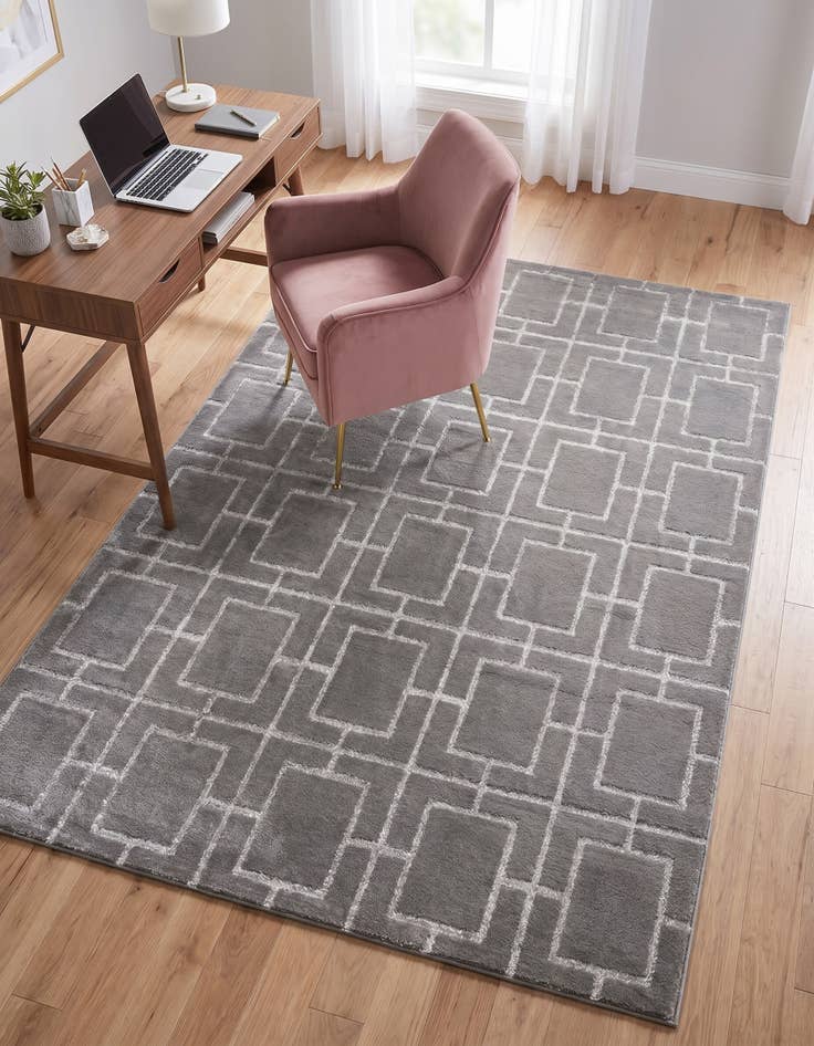Detail image of 5' 3 x 8' Marilyn Monroe™ Glam Deco Rug