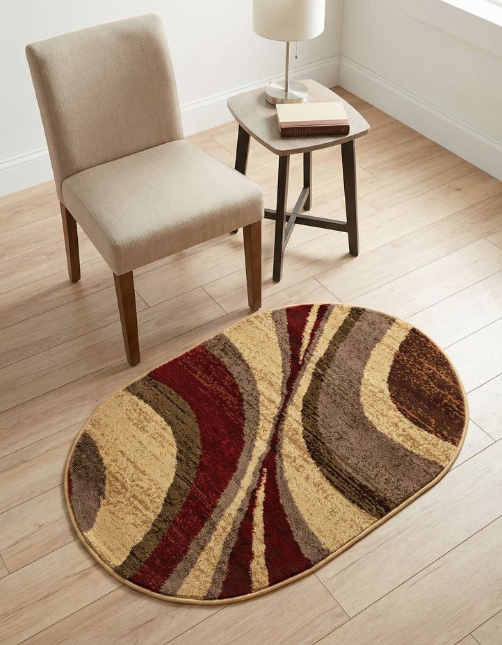 2' x 3' Cafe Oval Rug