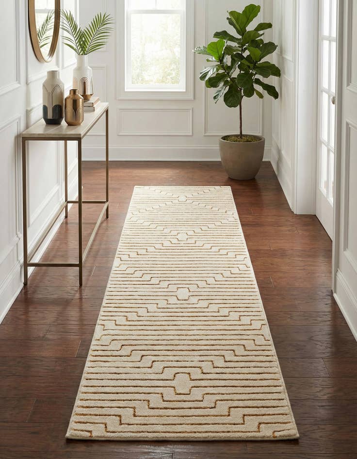 Detail image of 2' x 8' Vogue Geo Runner Rug