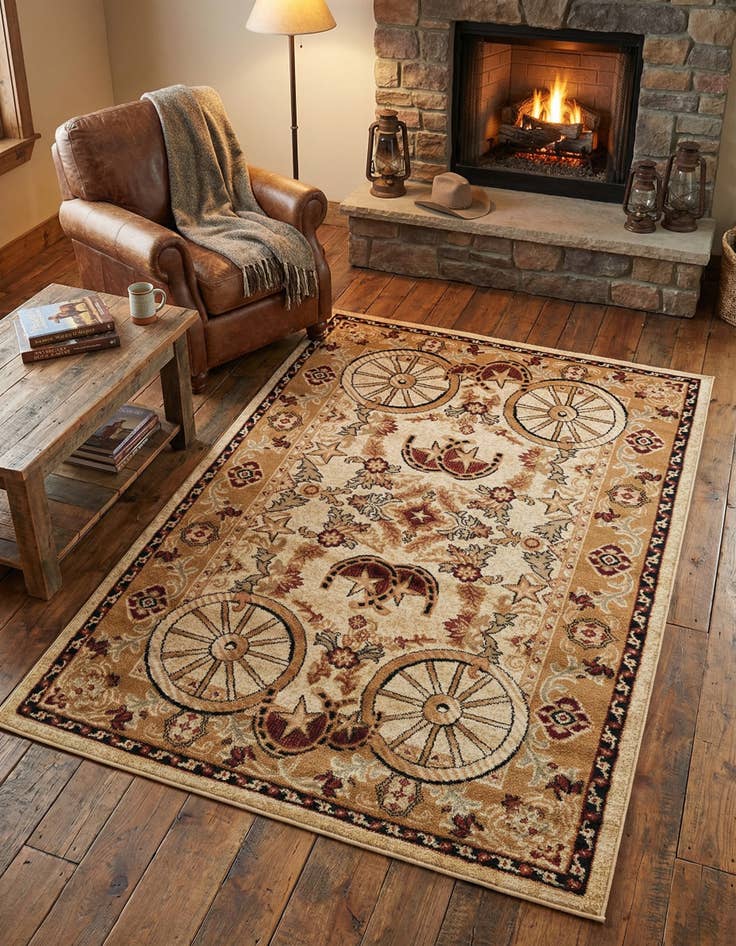Detail image of 4' x 6' Pioneer Rug