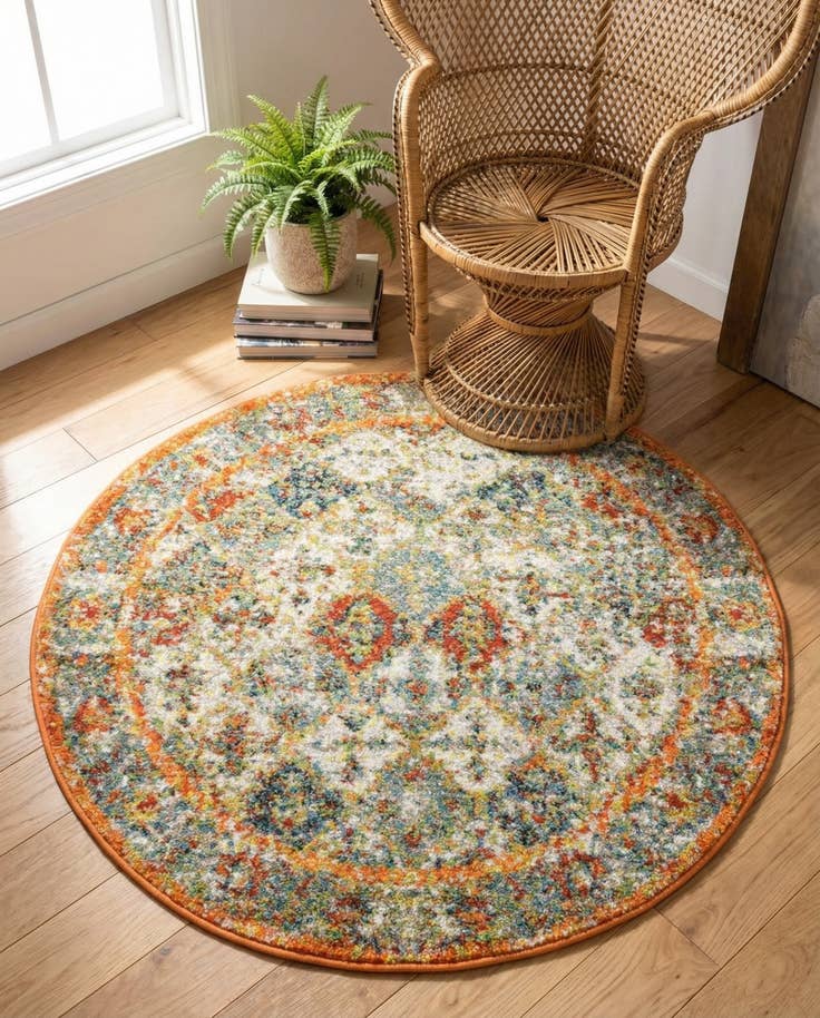 Detail image of 3' 3 x 3' 3 Veneto Round Rug