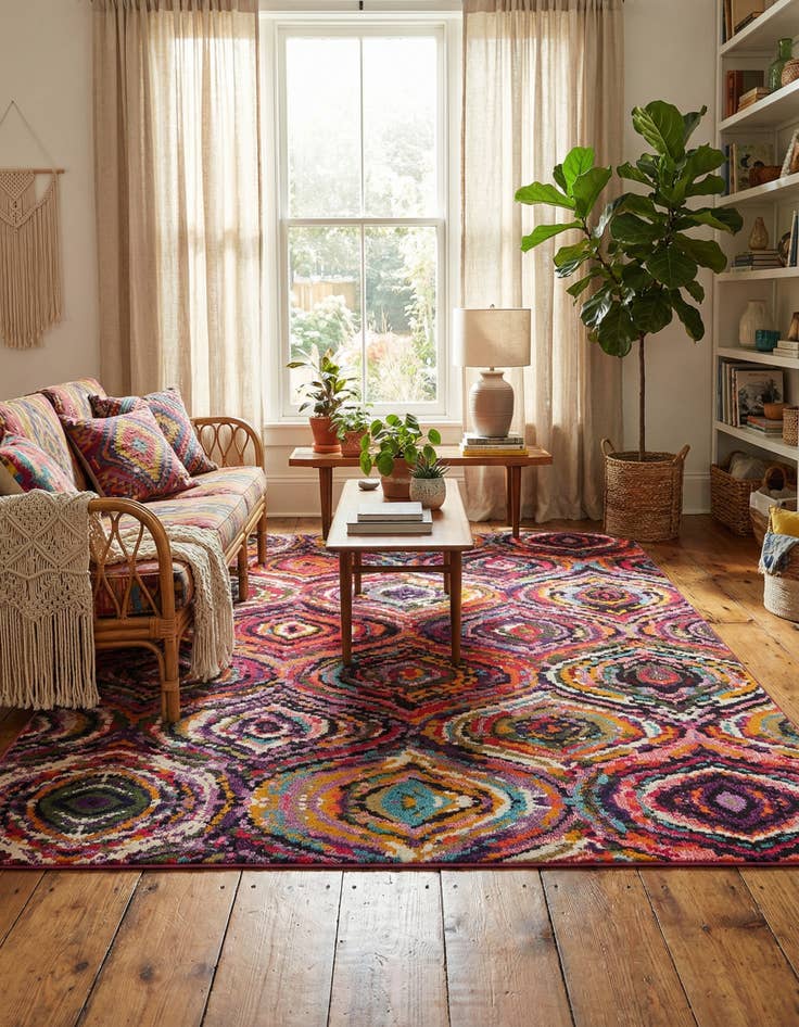 Detail image of 9' x 12' 2 Washable Hyacinth Rug