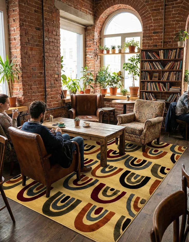 Detail image of 6' x 9' Cafe Rug