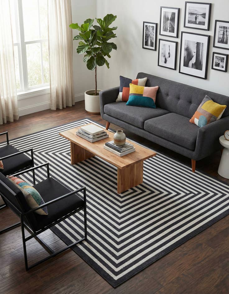 Detail image of 5' x 8' Washable Sabrina Soto Prescott Indoor / Outdoor Rug