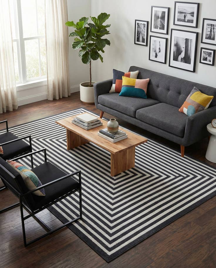 Detail image of 5' x 8' Easy-Clean Sabrina Soto Prescott Indoor / Outdoor Rug