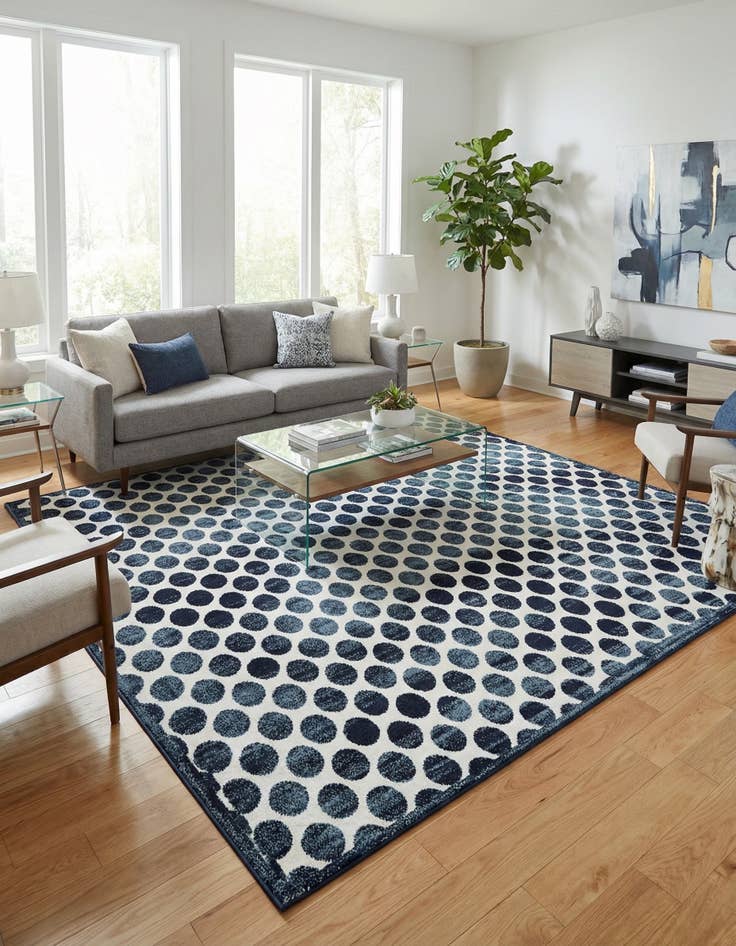 Detail image of 10' x 10' Washable Sabrina Soto Indoor / Outdoor Square Rug