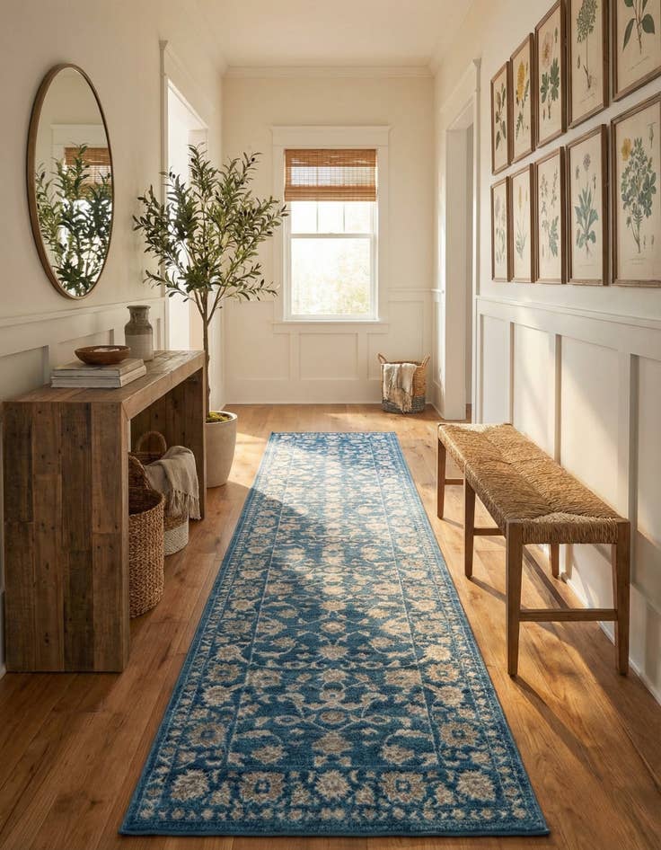 Detail image of 2' 7 x 12' Boston Runner Rug