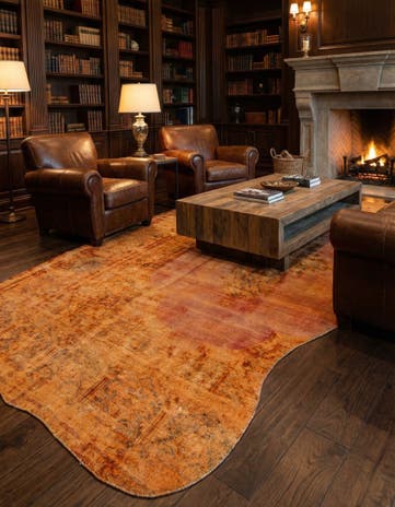 6' 7 x 12' 2 Hand Knotted Ultra Vintage Persian Wool Rug