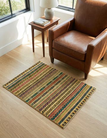 2' 11 x 3' 11 Hand Knotted Modern Ziegler Rug