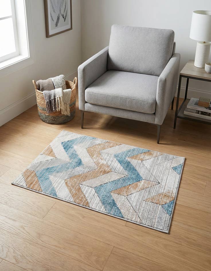 Detail image of 2' 2 x 3' Leipzig Rug