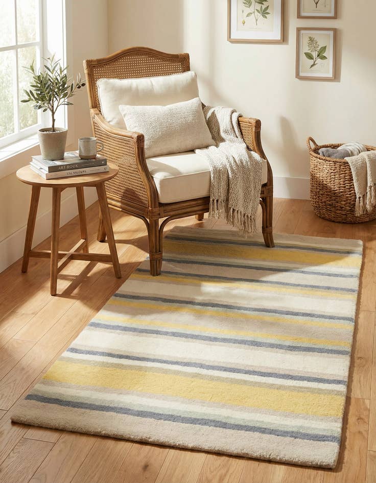 Detail image of 2' 8 x 4' 10 Luna Wool Rug