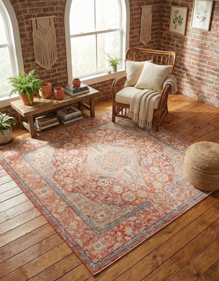 Detail image of 7' 10 x 7' 10 Lola Square Rug