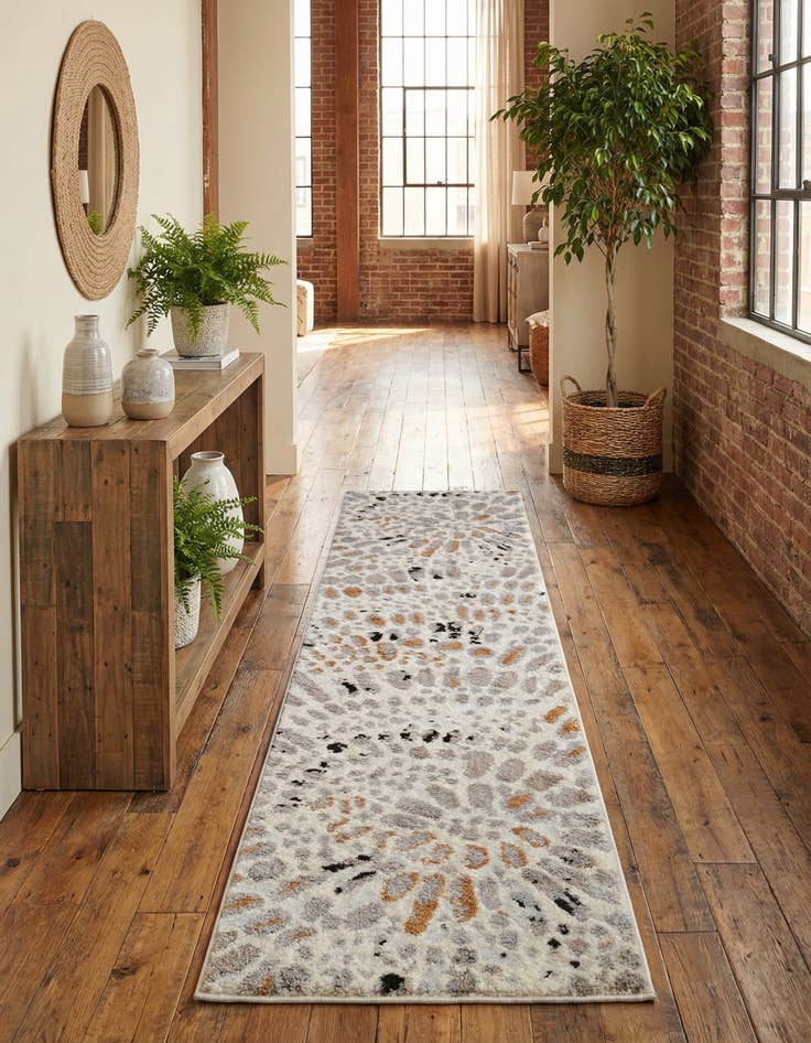 Detail image of  2' x 8' Sepia Runner Rug