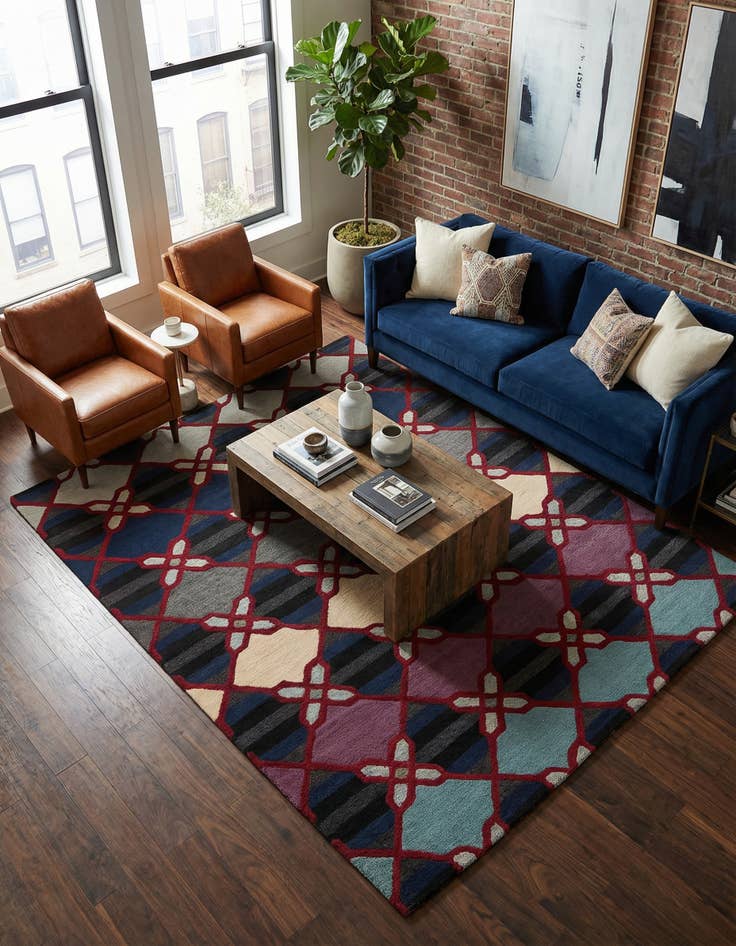 Detail image of 8' x 10' 1 Luna Wool Rug