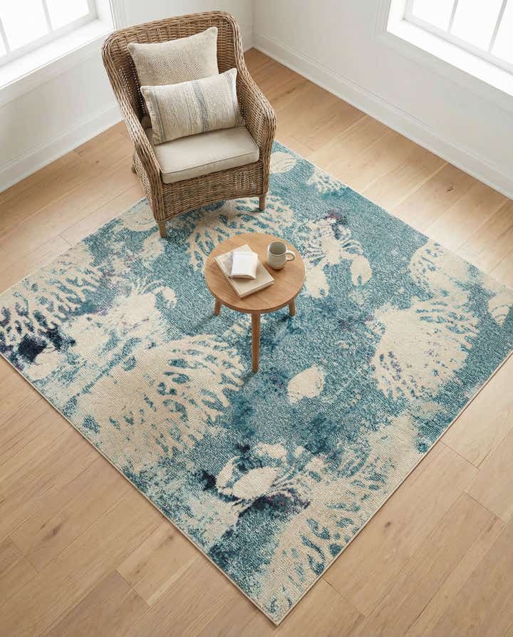 5' 3 x 5' 3 Washable Amalfi Square Rug