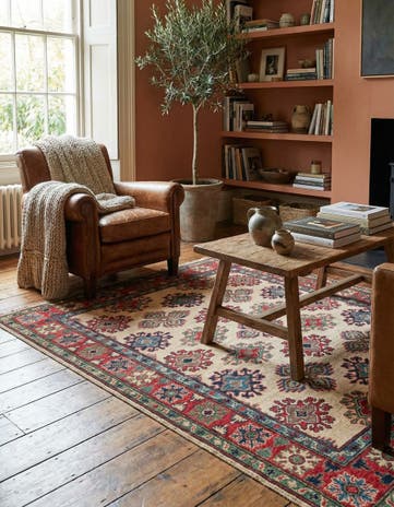 4' 1 x 6' 1 Hand Knotted Kazak Rug