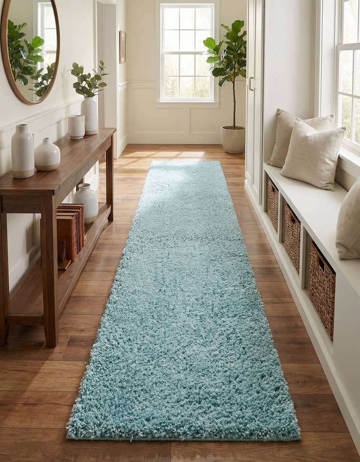 Detail image of 2' 6 x 16' 5 Everyday Shag Runner Rug