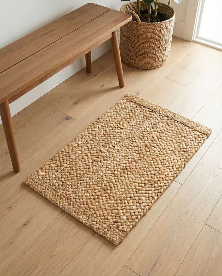 2' x 3' 1 Handmade Heirloom Braided Jute Rug