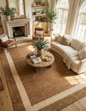 10' x 14' 1 Jill Zarin Border Wool Rug