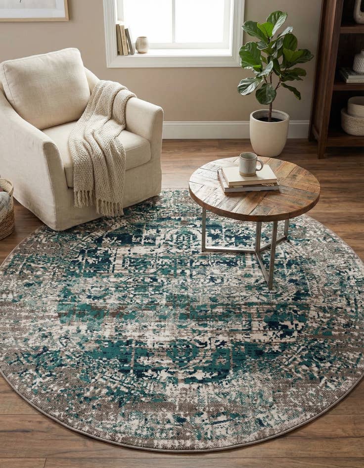 Detail image of 5' 3 x 5' 3 Aarhus Round Rug