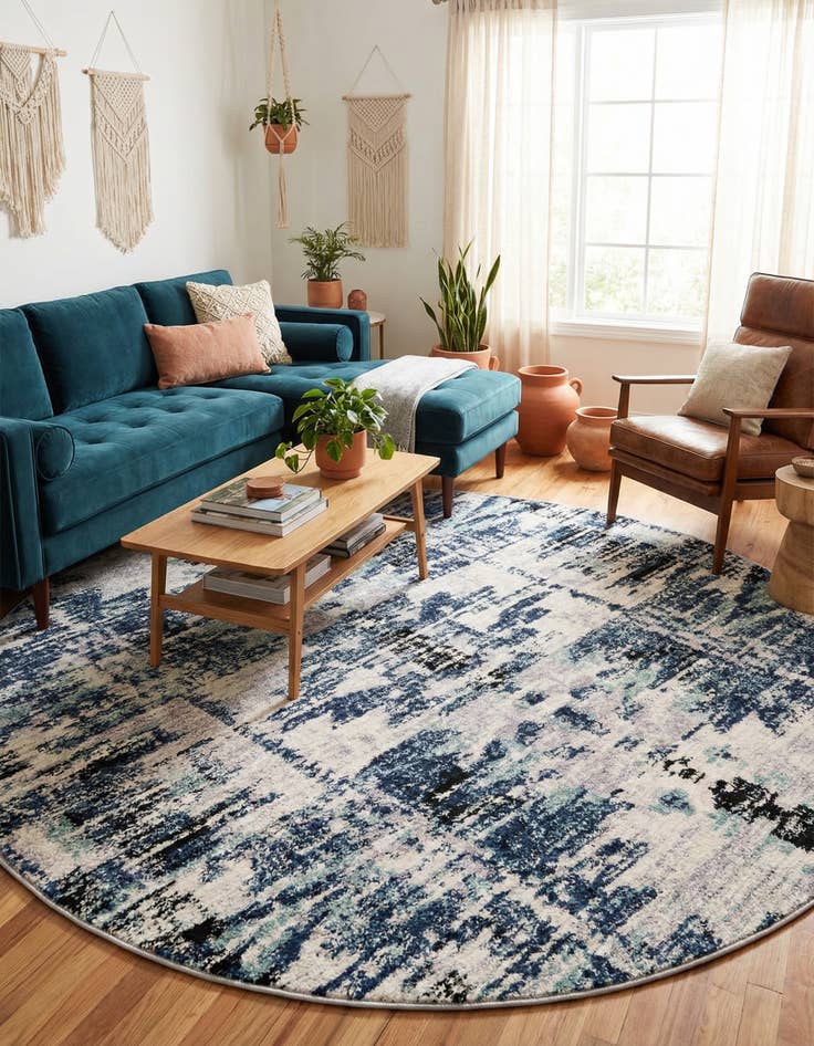 Detail image of 7' x 7' Tucson Round Rug