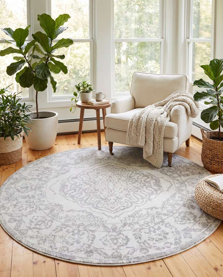 7' x 7' Oxford Round Rug